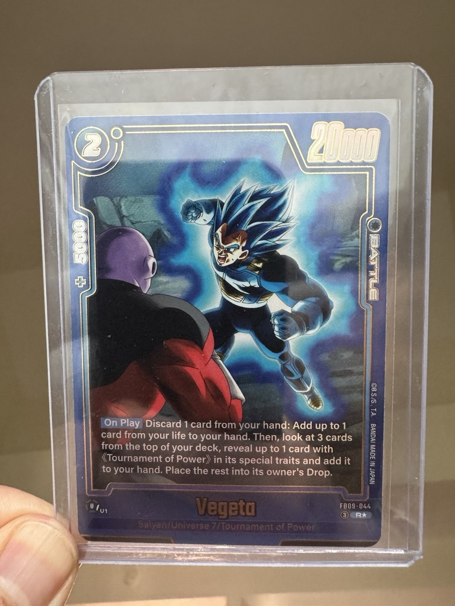 CGC10 PRISTINE金PSA10以上　ベジータ　FB09-044 Vegeta FB09-044 Alternate Art Dual Evolution Dragon Ball Card