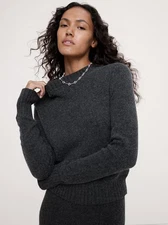 Banana Republic The Fireside Sweater in Merino-Cotton Sale Free Ship