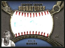 2007-08 Sweet Shot Sweet Spot Signatures #RM Rick Mahorn Auto