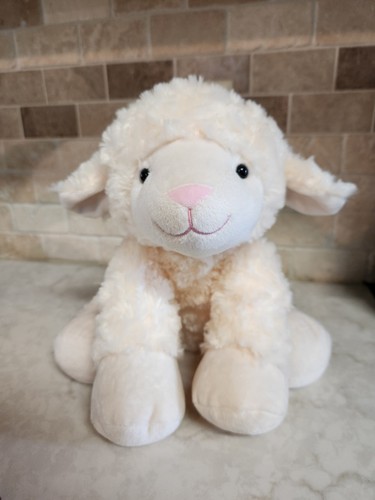 Animal Alley Toys R Us Cream Lamb Sheep Plush 11 Inch Stuffed Animal Toy
