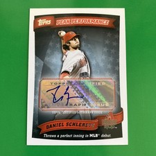 Daniel Schlereth 2010 Topps Peak Performance Certified Auto Card #PPA-DS