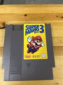 Super Mario Bros. 3 (Nintendo NES, 1990) Cartridge & Sleeve Only