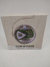 Cleartech Clear Cd Compact Disc Portable CD Player with Headphones New Sealed