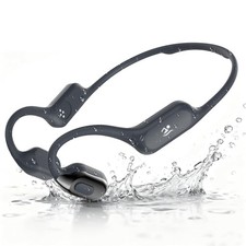 Swimming Headphone Open-Ear Bone Conduction-IP68 Waterproof Swim Earbuds with...