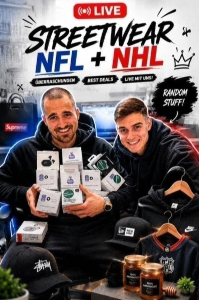 NFL / NHL / NBA JERSEYS + MERCH 🔥🔥alles ab 1 EUR - NEUWARE ONLY
