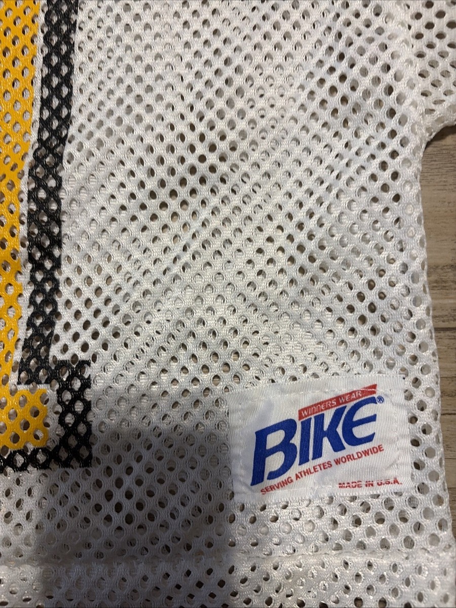 VTG 80’s West Point Crop White Jersey Bike Made In USA S-M View 4