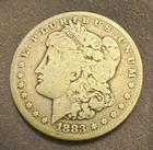 1883 Morgan Silver Dollar $1 0.9 Fine Silver Business Strike Philadelphia KM#110