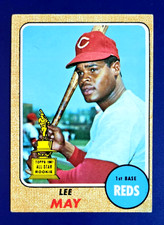 Lee May Rookie Card 1968 Topps #487 High Number Short Print RC VG EX *GWCARDS*