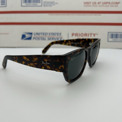 #ad Ray Ban Sunglasses Wayfarer Nomad Unisex RB2187 902R5 Tortoise 54mm Blue Lens $85.00