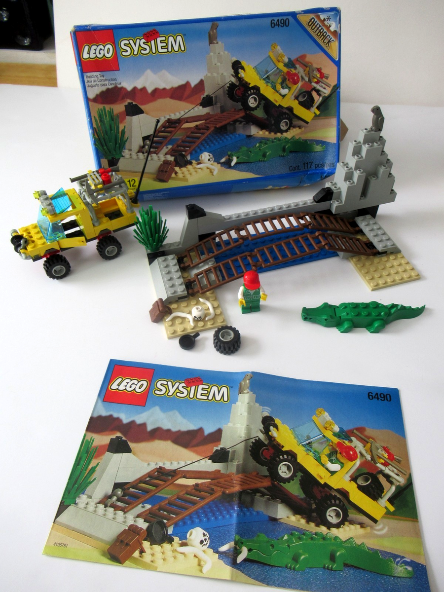 LEGO 6490 Town: Amazon Crossing 100% Complete W/ Box
