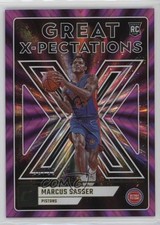 2023 Donruss Great X-Pectations Holo Blue & Green Laser 5/35 Marcus Sasser 07i7