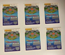 Lot of 6  Topps unscratched match the stats game cards.
