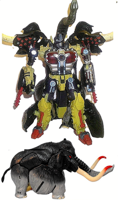 Wooly Mammoth OPTIMUS PRIMAL 2004 NEMESIS PRIME Transformers Beast