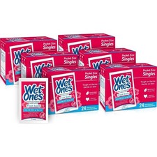 Singles Antibacterial Hand Wipes, Fresh Scent, 24 ct 6 Pack  Individually