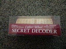 The Jefferson Monticello Cypher Wheel Secret Decoder