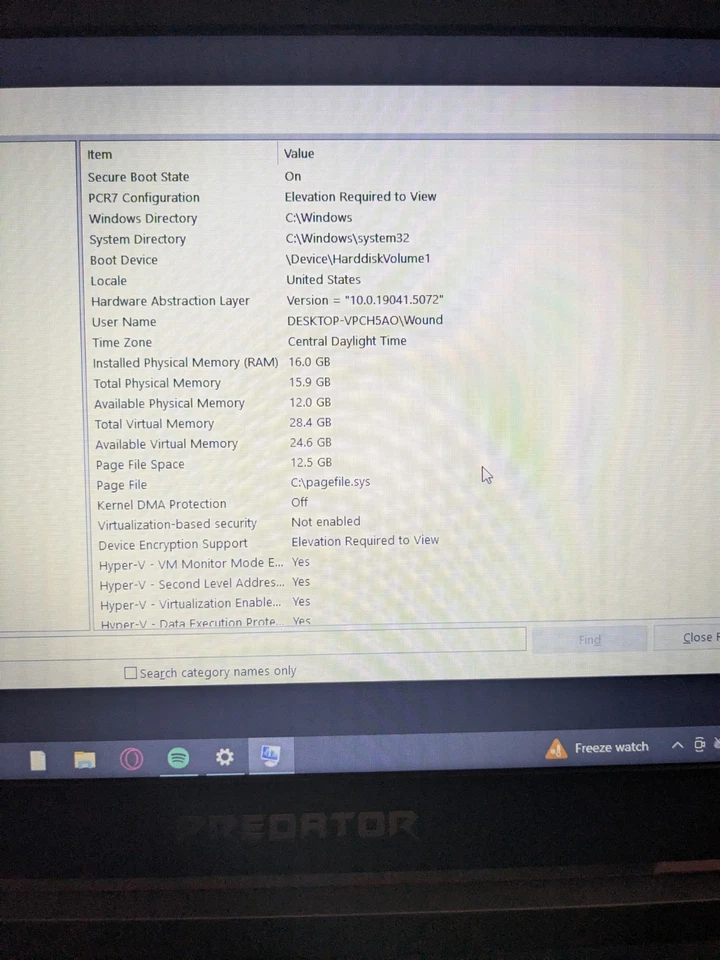 Acer Predator Helios 300 15.6" I7-7700HQ GTX 1060 - Image 3 of 4