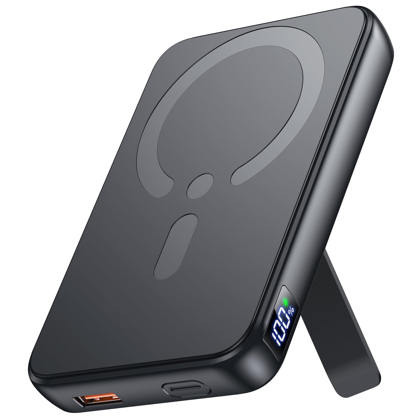 for Magsafe Portable Charger, 12000mAh Wireless Magnetic Power Bank with Stan...