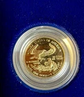 1989-P Gold $5 American Eagle Proof Coin 1/10 Oz Gold Bullion. OGP & COA #78