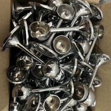 Job Lot Of 80 Round 25mm Chrome Rail End Brackets