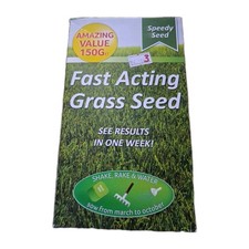 Speedy Seed Fast Acting Grass Seed 150g | Quick Lawn Repair & Growth 46.33 per kilo