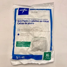 Medline Premium Knit Pants MSC86400 XL (45-70") Incontinence 5 Pack