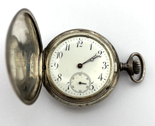 Longines Swiss .935 Sterling Vintage Mechanical Pocket Watch 1202812 NON-WORKING