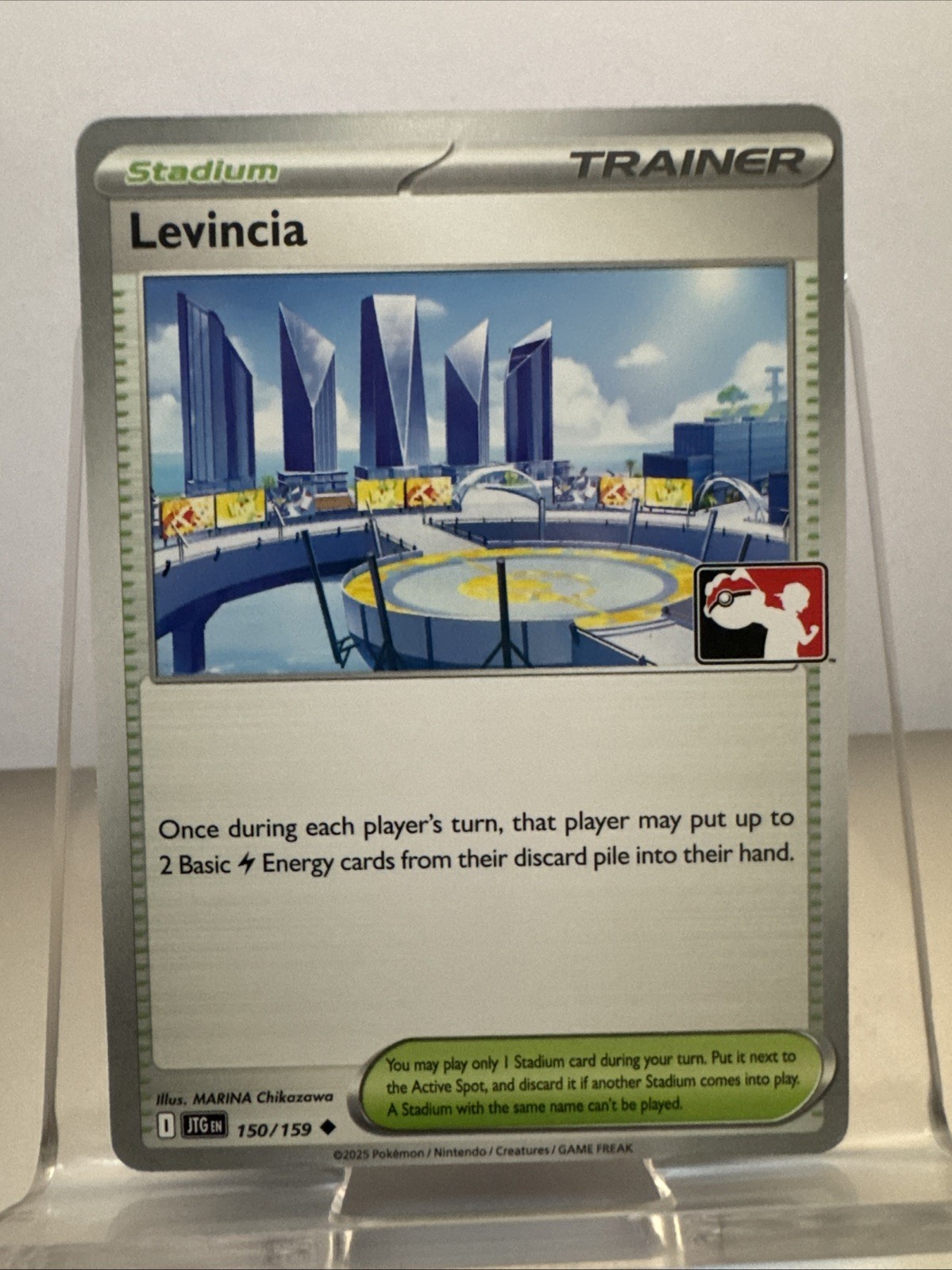 Levincia 150/159 Pokemon Play Stamp Prize Pack Regular