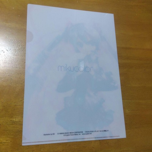 3675 Hatsune Miku A 4 Clear File - Picture 2 of 2