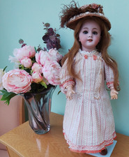 Beautiful 22" Jumeau Depose 9 Antique Bisque-Head Doll circa 1900