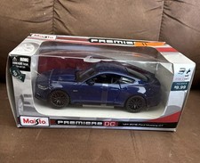 Maisto Premiere DC 1:24 2015 Ford Mustang GT Blue Die Cast Car SEE description