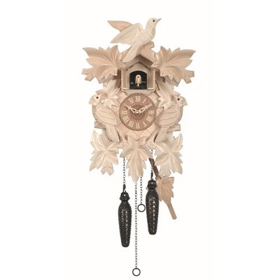 Engstler - 632/7_Q - Kuckucksuhr - Quarz - Natur - 35 cm