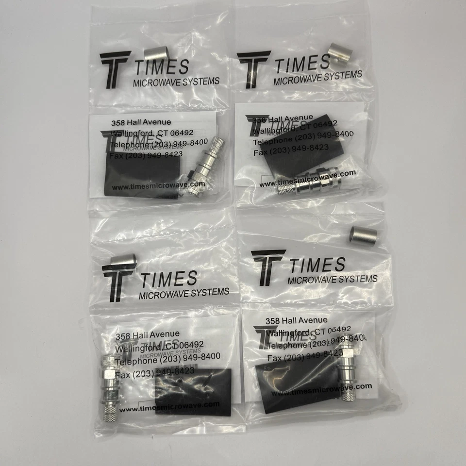 4 x TNC-Male Plug Crimp Connector/Non-Solder Connector LMR-400 Cable EZ-400-TM-X - Image 2 of 2