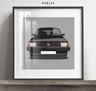 MG Metro Kunstwerk Poster Druck, Oldtimer Geschenkidee, Add Reg & Farbe