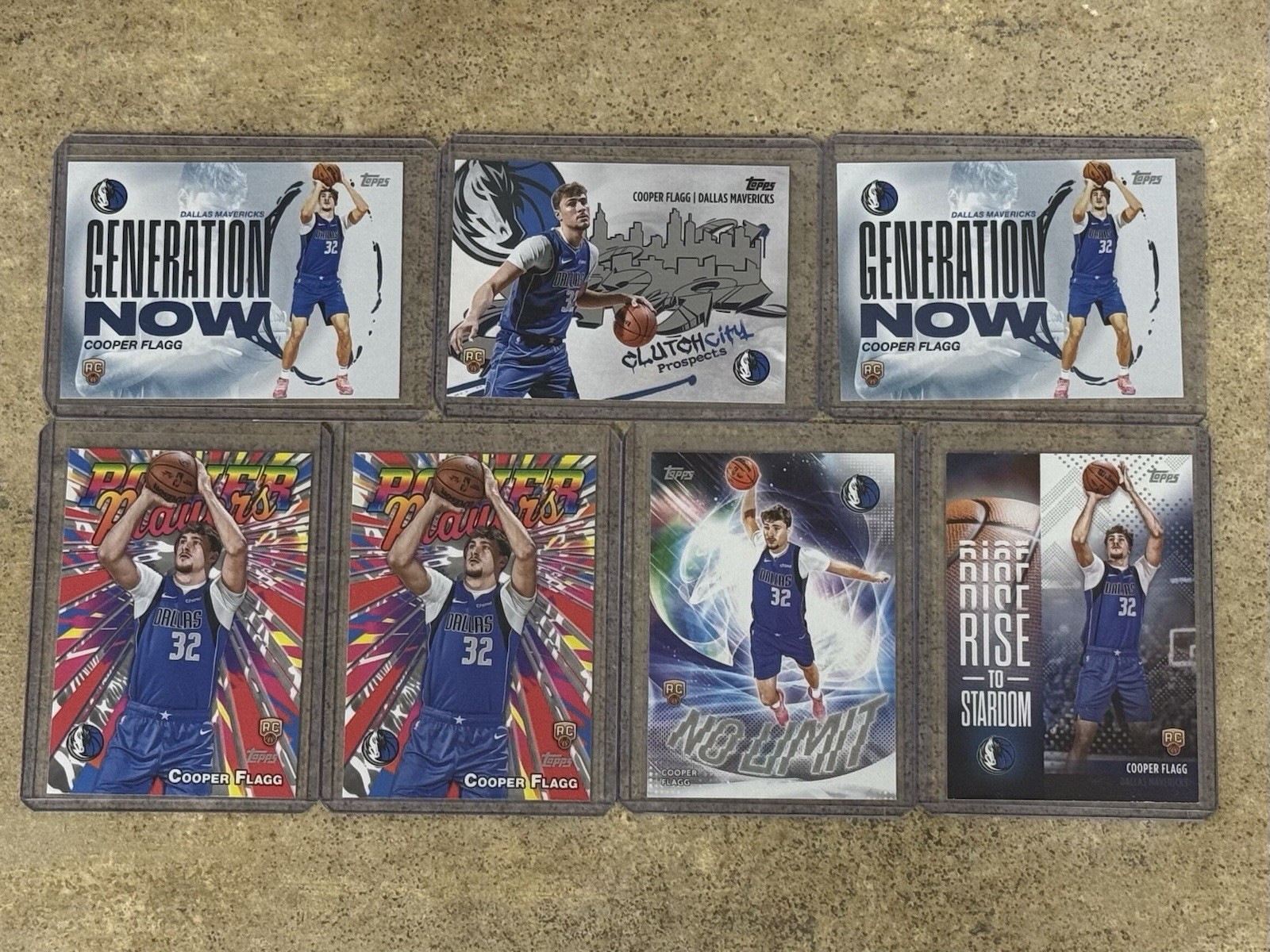 2025-26 Topps COOPER FLAGG Inserts Lot of 7 Cards - TOP ROOKIE - DALLAS MAVS