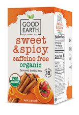 Good Earth Tea Sweet  Spicy Organic Caffeine Free Herbal Black Tea, 18 Teabags