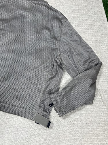 Harley-Davidson Jacket Mens XL Gray Mesh Riding Motorcycle Zip Pockets Stripe - Picture 13 of 14