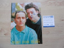 Tears For Fears autographs signed A4 magazine image ACOA