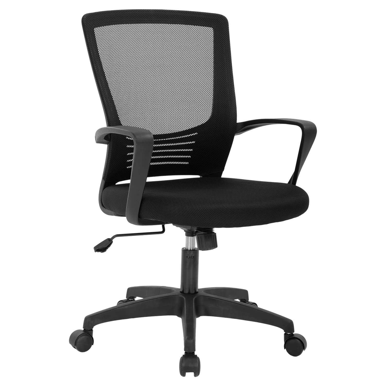 Ergonomic Mesh Office Chair with Swivel & Rolling Wheels for Desk Work