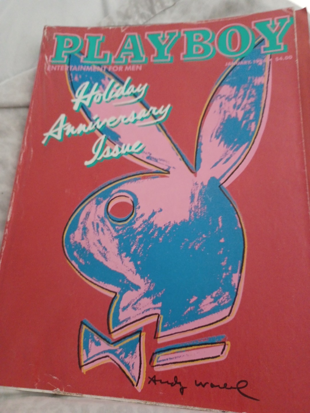 Vintage Playboy Magazine January 1986 Holiday Anniversary Issue W/Centerfold