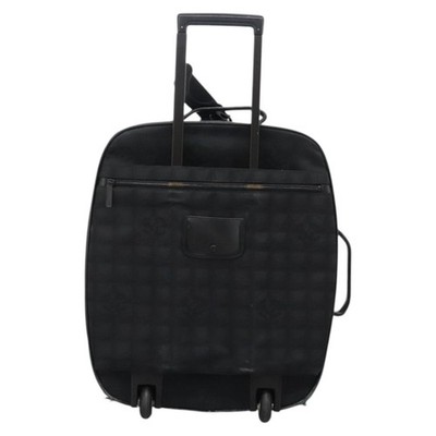 CHANEL シャネル CHANEL TRAVEL アタッシュケース CHANEL Carry Case New Travel line suitcase Nylon Black CC Auth