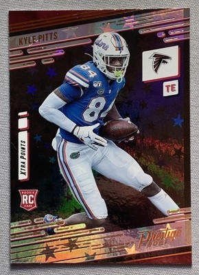 2021 Panini Prestige Xtra Points Astral Rookie RC #210 Kyle Pitts Falcons