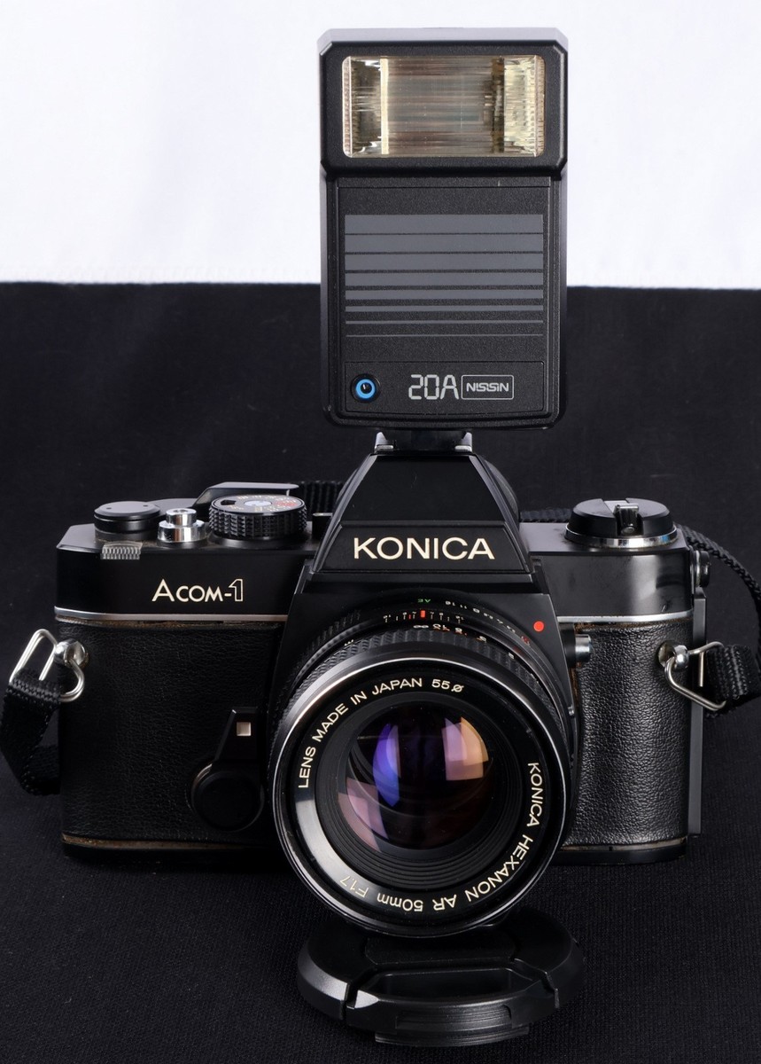 KONICA　Acom-1 Konica Acom-1 Black (35mm SLR Camera from Japan / Hexanon AR 50mm