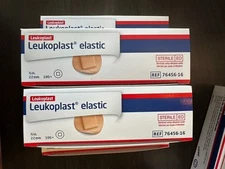 Leukoplast Elastic bandages. 5 Boxes 100 In Each Box