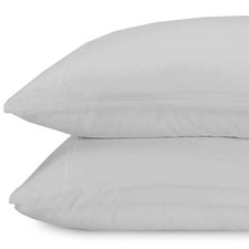 Jennifer Adams Lux Collection Pillowcases (Whisper Gray, King) - OEKO-TEX