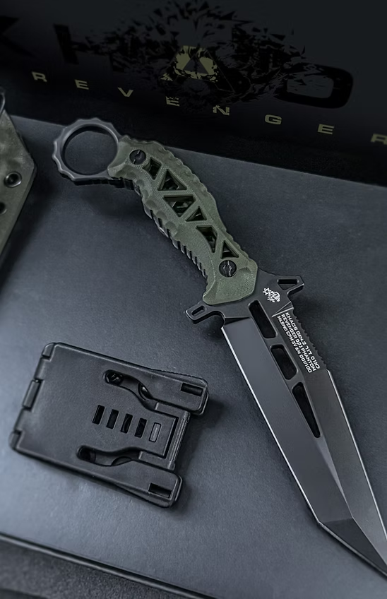 LOTAR Combat KHAOS REVENGER Fixed Knife 5.5