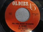 4 Beatles Oldies 45 label