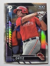 2016 Bowman Chrome - Bowman Scout's Top 100 Updates Jhailyn Ortiz #BSU-JO (RC)