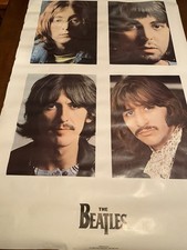 The Beatles White Album Band Vintage Poster 2080 Pop USA Apple Corps 23" x 35"