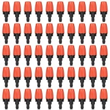 50 Pcs Adjustable Drip Irrigation Spray Emitters for Garden Plants Watering