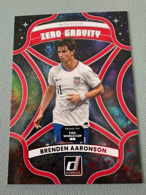 2025/26 Panini Donruss Road to FIFA World Cup Zero Gravity Brenden Aaronson